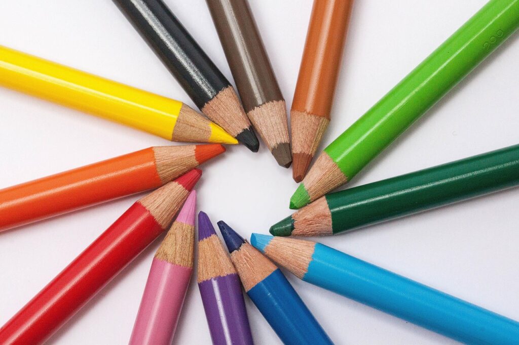 colored pencils, colour pencils, star-shaped, color circle, writing implement, drawing device, multicoloured, coloured, mine, painted, wood, different colored, pointed, tips on, write, draw, sketch, graphic design, aperture, flat design, graphic design, graphic design, graphic design, graphic design, graphic design